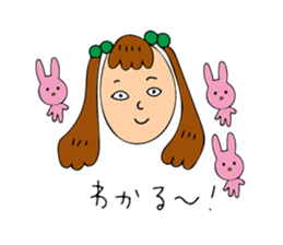 Girl for girl sticker #12373150