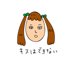 Girl for girl sticker #12373167