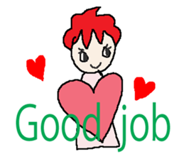 Love, healing fairy 1 sticker #12373237