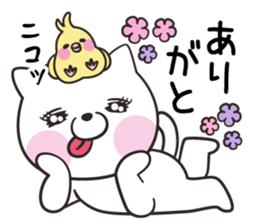 Slapstick! Cats and parakeets sticker #12373706