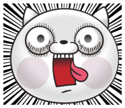 Slapstick! Cats and parakeets sticker #12373720