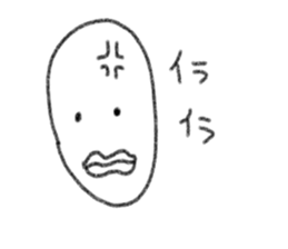 Daily life of a round face. sticker #12374071