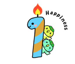 birthday and his friends sticker #12375102