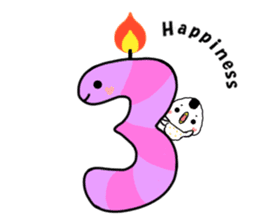 birthday and his friends sticker #12375104