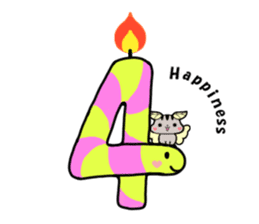 birthday and his friends sticker #12375105