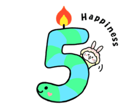 birthday and his friends sticker #12375106