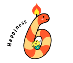 birthday and his friends sticker #12375107