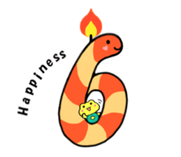 birthday and his friends sticker #12375107