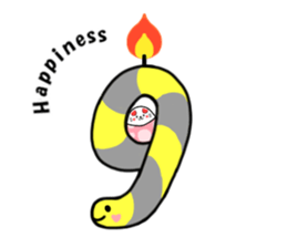 birthday and his friends sticker #12375110