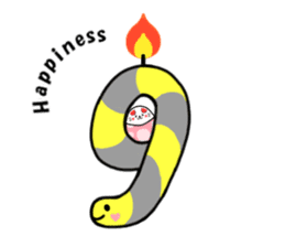 birthday and his friends sticker #12375110