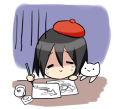 Painter support Sticker sticker #12375354