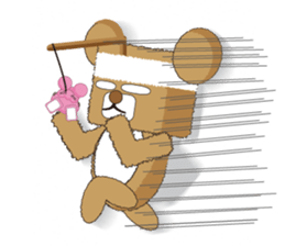 Too free KumaMina sticker #12375590