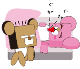 Too free KumaMina sticker #12375607