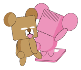 Too free KumaMina sticker #12375614