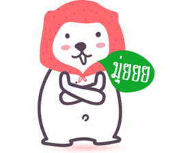 Aqua Bear by Ji sticker #12375830