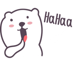 Aqua Bear by Ji sticker #12375854