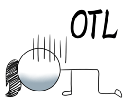 Stick Figures SAMURAI sticker #12376719