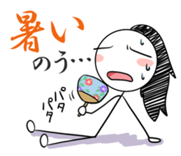 Stick Figures SAMURAI sticker #12376730