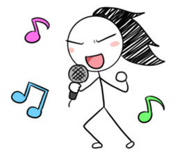 Stick Figures SAMURAI sticker #12376740