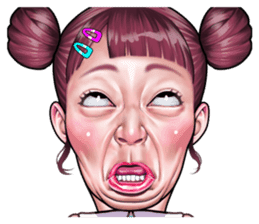 funny face Collection sticker #12376943