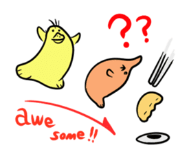 Duckbill man sticker #12377003