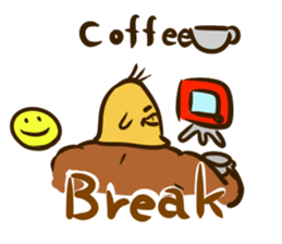 Duckbill man sticker #12377017