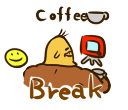 Duckbill man sticker #12377017