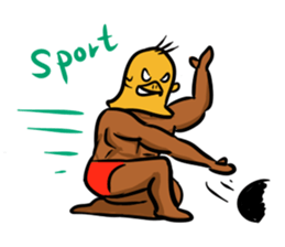 Duckbill man sticker #12377020