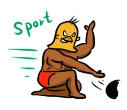 Duckbill man sticker #12377020