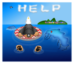 Every day with amusing Dachshund sticker #12377560