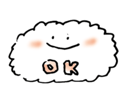 Cloud cloud Alien sticker #12377628