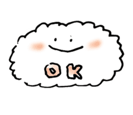 Cloud cloud Alien sticker #12377628