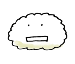 Cloud cloud Alien sticker #12377631