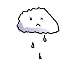 Cloud cloud Alien sticker #12377633