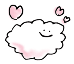 Cloud cloud Alien sticker #12377634