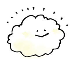 Cloud cloud Alien sticker #12377645