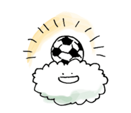 Cloud cloud Alien sticker #12377654