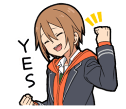 Yes boy sticker #12377709