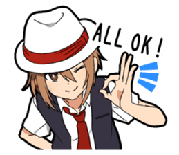 Yes boy sticker #12377718