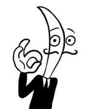 Mr.Dinner Knife sticker #12377782