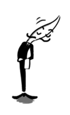 Mr.Dinner Knife sticker #12377788