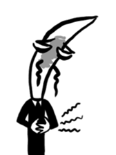 Mr.Dinner Knife sticker #12377792