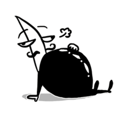 Mr.Dinner Knife sticker #12377794