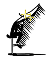 Mr.Dinner Knife sticker #12377799