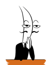 Mr.Dinner Knife sticker #12377802