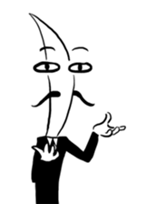 Mr.Dinner Knife sticker #12377806