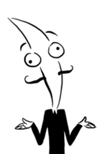 Mr.Dinner Knife sticker #12377809