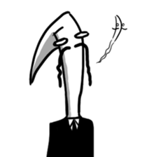 Mr.Dinner Knife sticker #12377810