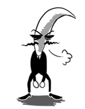 Mr.Dinner Knife sticker #12377811