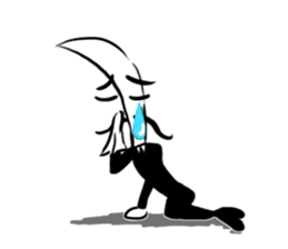 Mr.Dinner Knife sticker #12377812